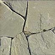 Камень природный светло-серый колотый гладкий