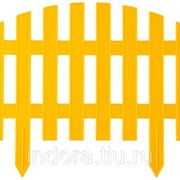 Забор декоративный GRINDA АР ДЕКО, 28x300см, желтый Арт: 422203-Y фотография