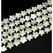 Стразы 243394 клеевые 1711-037 "Звезды" пластик, цвет белый d=10 мм в уп.72 шт на палете ( цена за 1 уп.)