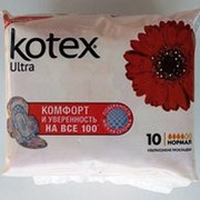Гигиеничечкие прокладки Kotex ультратонкие, normal, 10 шт фото