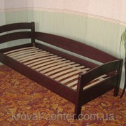 Кровать из дерева Марта (190\200*90), массив - сосна, ольха, дуб. фото