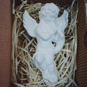 Гипсовые фигурки ангелов "Херувимская Соната" в подарочной коробке. Изделие ароматизировано.