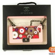 Накладка 5S CHANEL BOY (сумочка с цветами) силикон розовый 73085m фотография