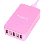 Зарядное устройство Orico CSE-5U (розовый) фотография