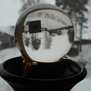 Шар с незначительными рисками и включениями №16 фото