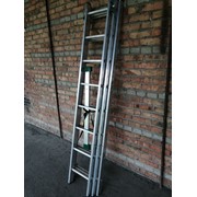 Алюминиевая лестница трехсекционная 3x8 «Стандарт» складная 513 см