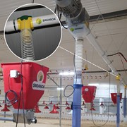 ТРОЙНИК FA90 для ссыпания корма в линию кормления фото