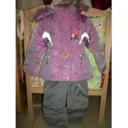 Зимняя курточка и комбинезон “Алиса“ сирень, р-ры L, XXXL фото