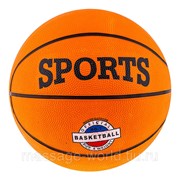 Мяч баскетбол №7 резиновый оранж Sport фото