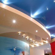 Установка натяжных потолков фото