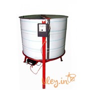 8-ми рамочная Медогонка с поворотом кассет под рамку “РУТА“, нержавеющая (ротор Н/Ж, с крышкой) фото