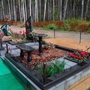 Благоустройство могил и мест захоронений на кладбищах фото