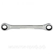 Ключ накидной трещоточный, 18 х 19 мм, CrV, зеркальный хром Matrix Professional фото