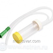Катетер для аспирации верхних дыхательных путей с фильтром (педиатрический) отсос слизи СН12 фото