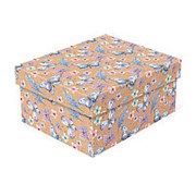 Коробка подарочная "Бабочки крафт", прямоугольная, 250х210х150 мм, 5050