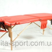 Стол массажный деревянный 2-х сегментный Body Fit Красный