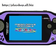 Приставка игровая Mega Drive ARCADE (105 встроенных игр) фиолетовая фото