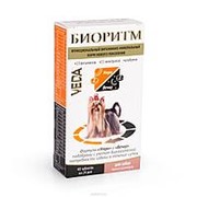 Веда: БИОРИТМ витаминно-минер комплекс 48 таб, для собак мелких пород фотография