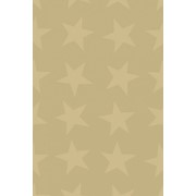 Бумага упаковочная Stewo KR Gleam Star, 0.7 x 1.5 м, золотая Золотые звезды