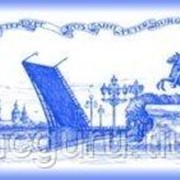 Сувенирная продукция с символикой Санкт-Петербурга АКМ Магнит сувенирный 9*4см СПБ Мосты с Медным всадником, фотография