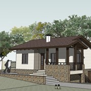 Дом из СИП-панелей двухкомнатный фото