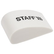 Ластик STAFF “College“, 38х22х16 мм, в форме капли, цвет белый, термопластичная резина, 228070 фотография