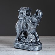 Статуэтка “Слон с седлом“ цвет серебристый, 37 см, микс фотография