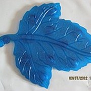 Листик синий Мини-коврики в ванную фото