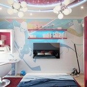 Дизайн детская комната Хоккеиста