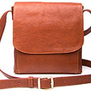 Рыжий кожаный мужской планшет для документов фото