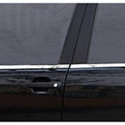 Молдинги боковых окон нерж. сталь 4 шт. BMW X6 2008 – 2013 фото