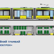 Трисекційний трамвай T3L44 «Електрон» фото