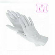 Перчатки нитриловые Nitrile M (белые), 100 шт (50 пар)