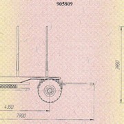 Сортиментовоз с гидроманипулятором на шасси КамАЗ-65111, г.в. 2015 фото