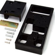 NAK-1, набор накладок для установки мебельного замка Z-396 на металлический шкафчик