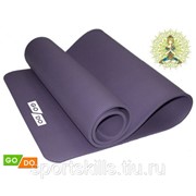 Коврик для йоги и фитнеса. Цвет: серый: GREY К6010 фото
