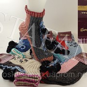 Вязанные носки. В упаковке 12 пар фотография
