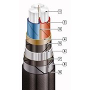 Силовой кабель с пропитанной бумажной изоляцией АСБл-10 3х240 фото
