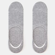 Носки-невидимки мужские, цвет светло-серый меланж, размер 29-31 фото