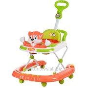 Ходунки Артикул: GL 3296, кот, 2в1, род руч, кол 8 шт, стоп 2 шт, муз, свет, 87-74,5-65,5 см, на бат-ке, в кор-ке фото