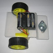 Конструктор Шасси для робота 2-х колесное с шариковой опорой