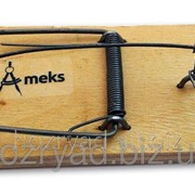 Мышеловка средняя, ловушка для мышей средних размеров деревянная механическая Мышеловка/Ameks/С/135/58 фотография