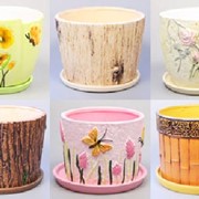 Керамические цветочные горшки фото