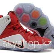 Кроссовки Nike LeBron XII 12 White Red Elite Series 40-46 Код LBXII14 фотография