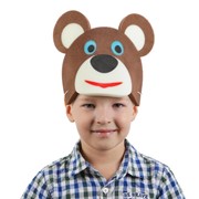 Карнавальная маска Медведь, детская СМ-4299867 фото